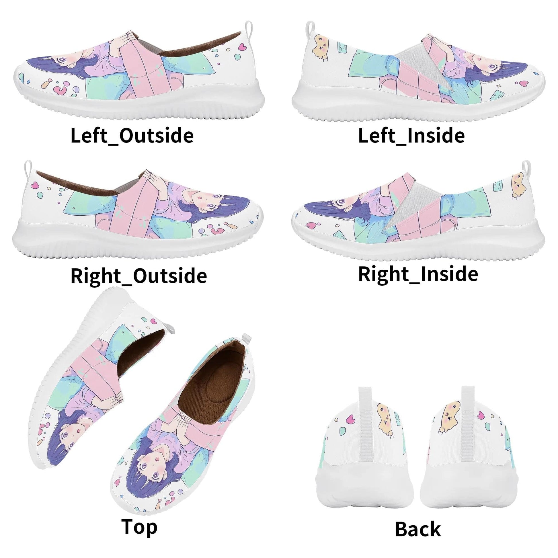 Personalized Classic Slip-Ons Huh... | Comfortable Office Shoes - Weave West