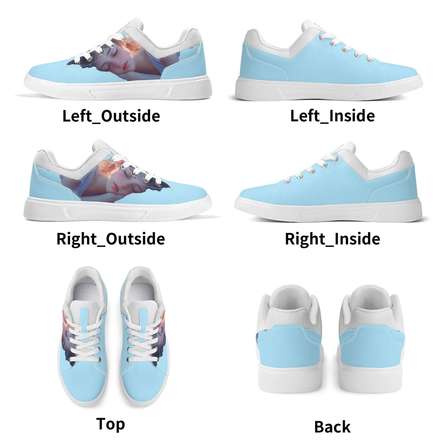 Personalized Lightweight Classic Sneakers Dreaming About You - Weave West