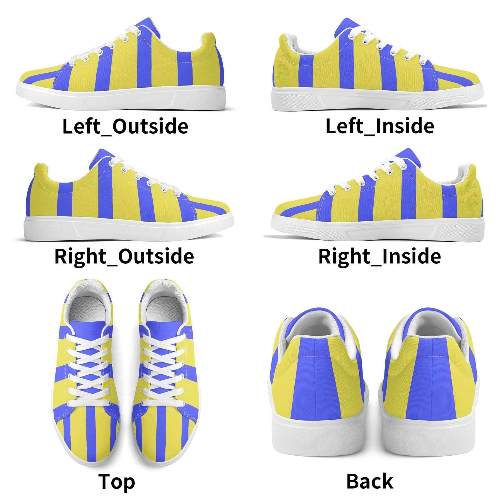 Personalized Lightweight Everyday Casual Sneakers Lemon Twilight - Weave West