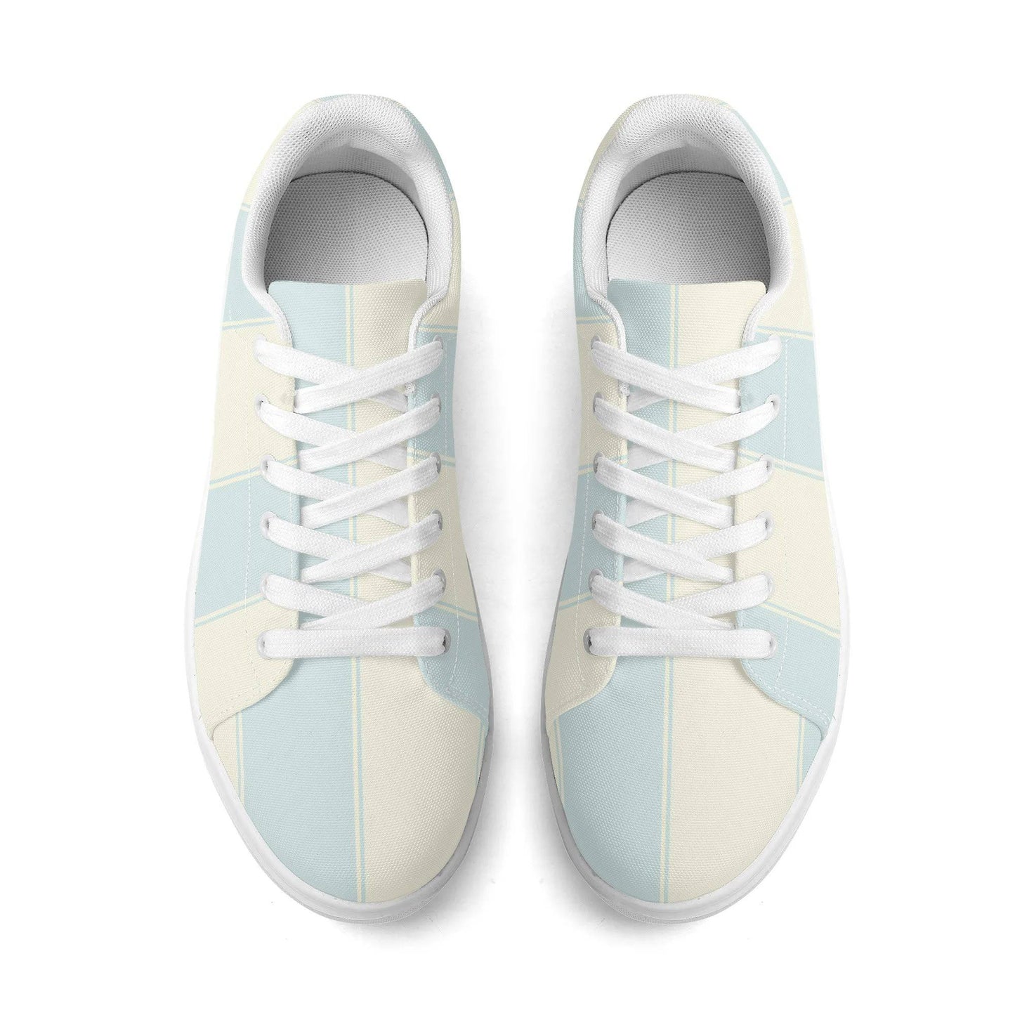 Personalized Lightweight Everyday Casual Sneakers Ocean Mist - Weave West