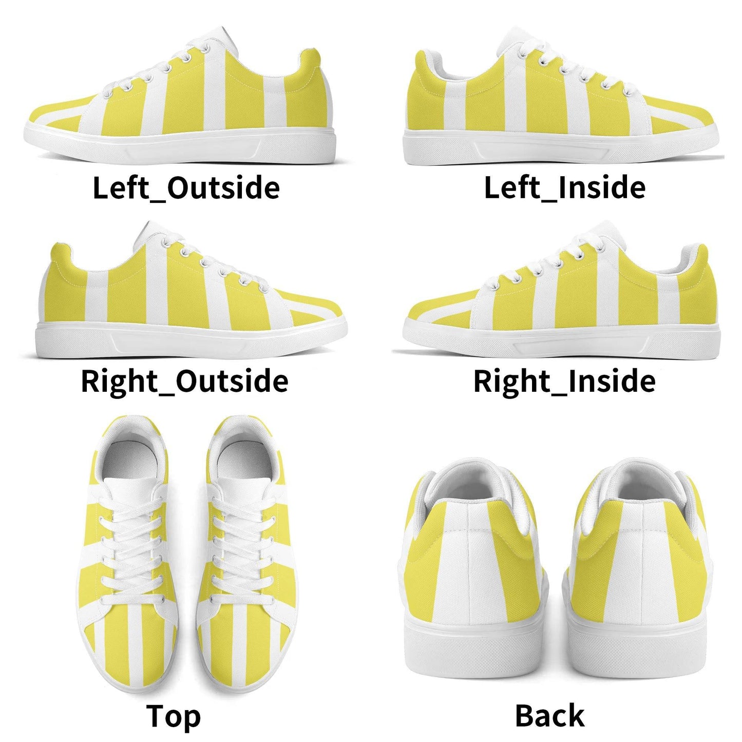Personalized Lightweight Everyday Casual Sneakers Sunny Cream - Weave West