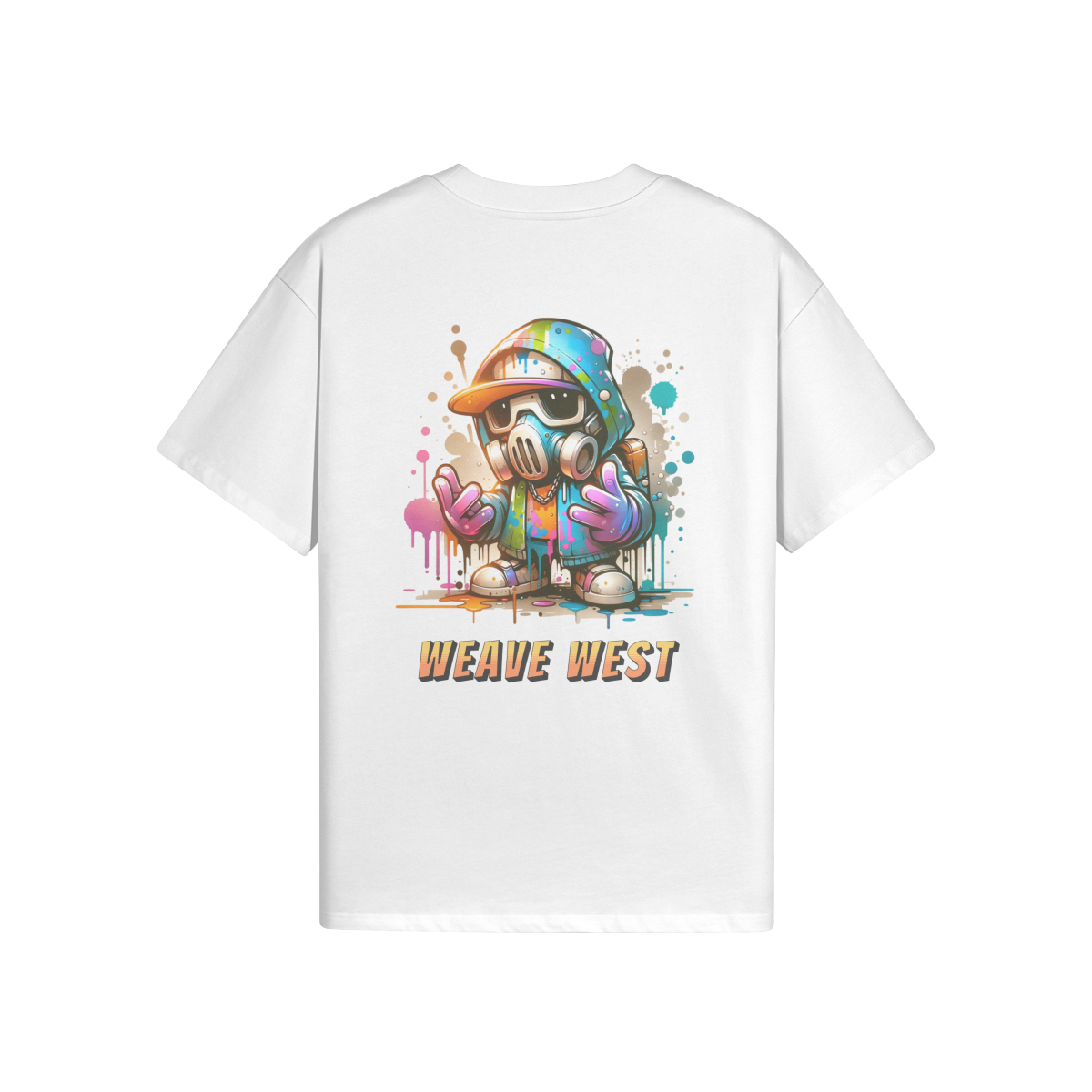 High Quality Cotton Oversized Loose-Fit Tee (Painter) - Weave West
