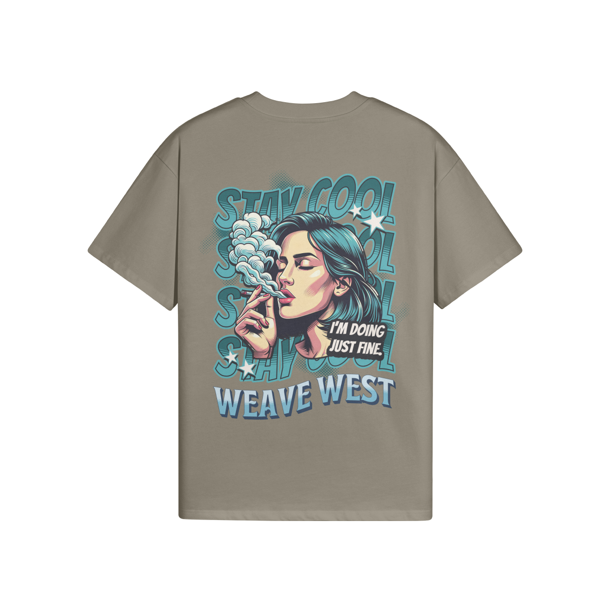High Quality Cotton Oversized Loose-Fit Tee (Stay Cool) - Weave West