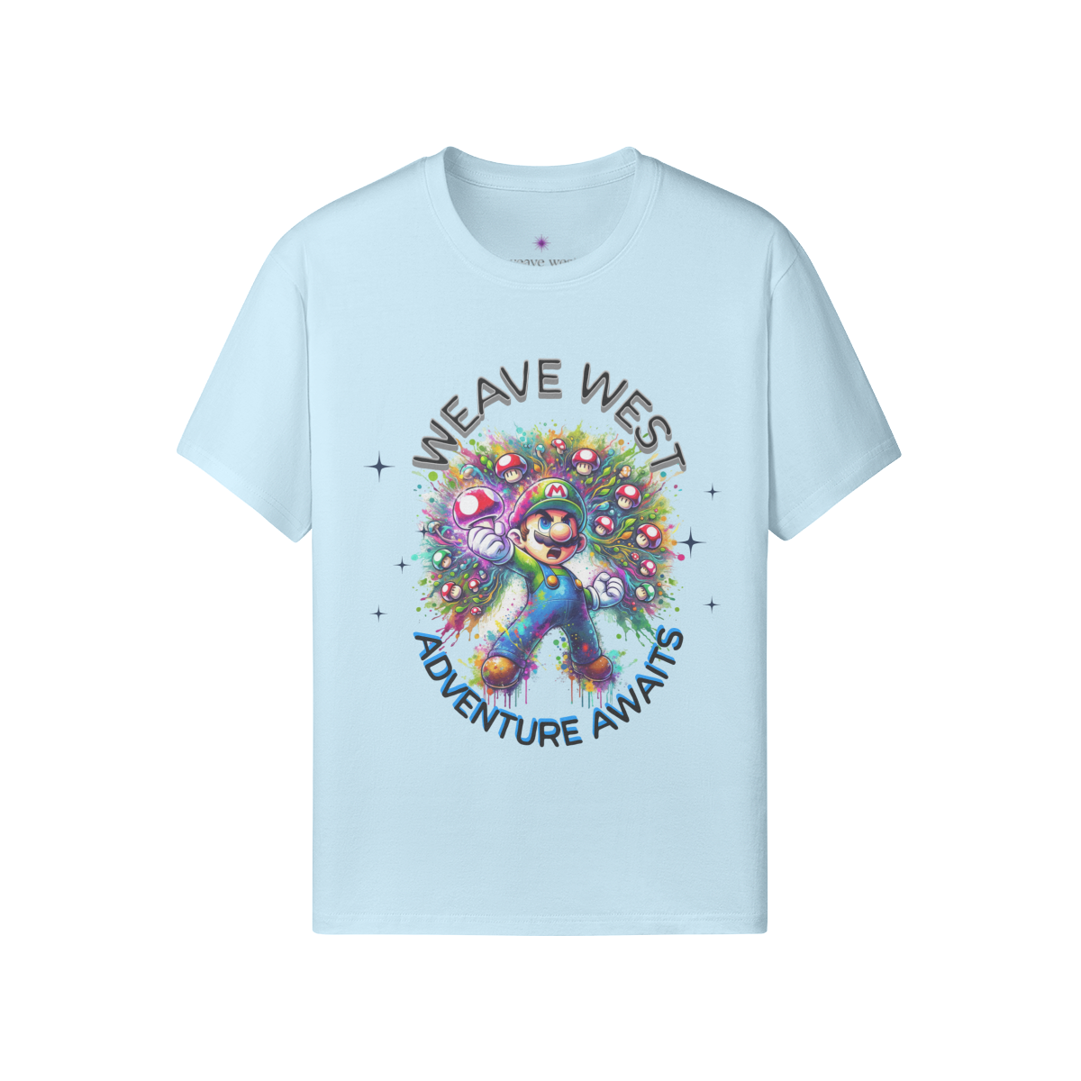 Premium Classic Fit Cotton Tee (Mario) - Weave West