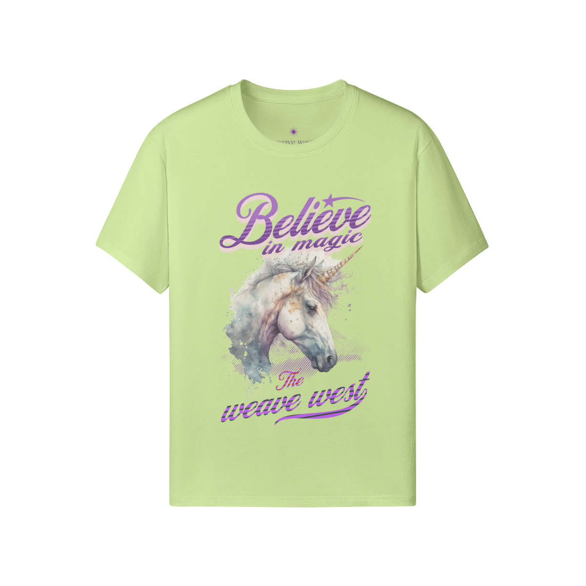 Premium Regular Fit Cotton Tee (Unicorn) - Weave West