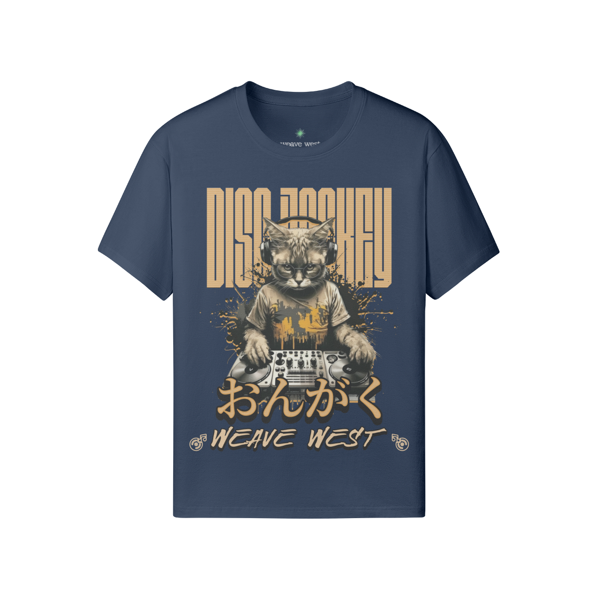 Premium Regular Fit Cotton Tee (DJcat) - Weave West