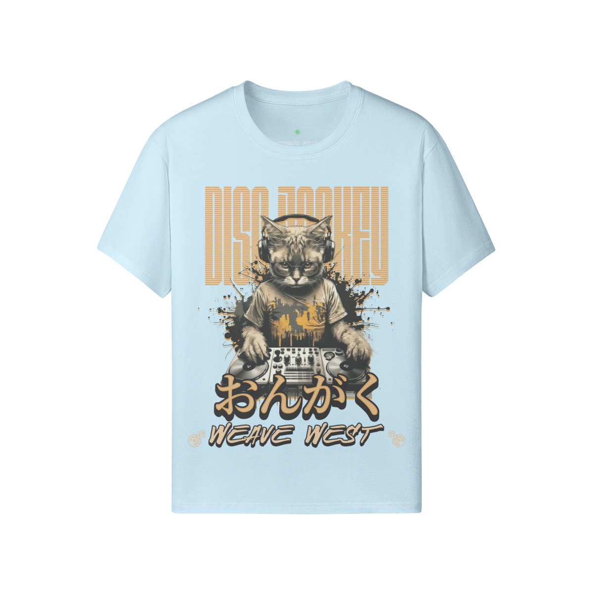 Premium Regular Fit Cotton Tee (DJcat) - Weave West