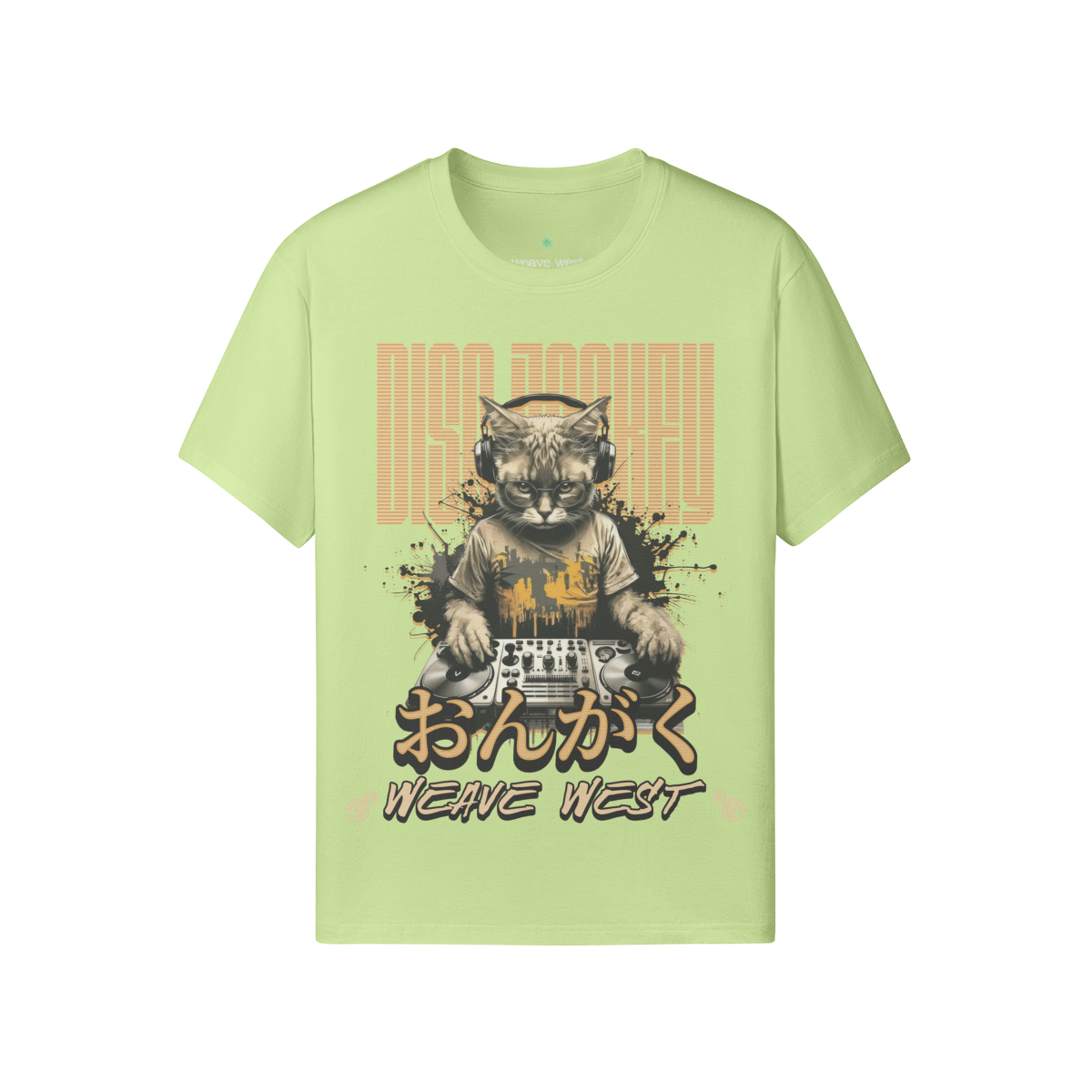 Premium Regular Fit Cotton Tee (DJcat) - Weave West