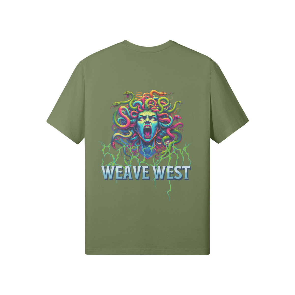 Premium Regular Fit Cotton Tee (Medusa) - Weave West