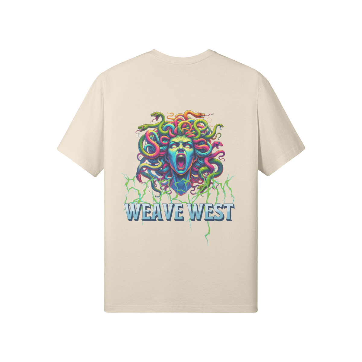 Premium Regular Fit Cotton Tee (Medusa) - Weave West