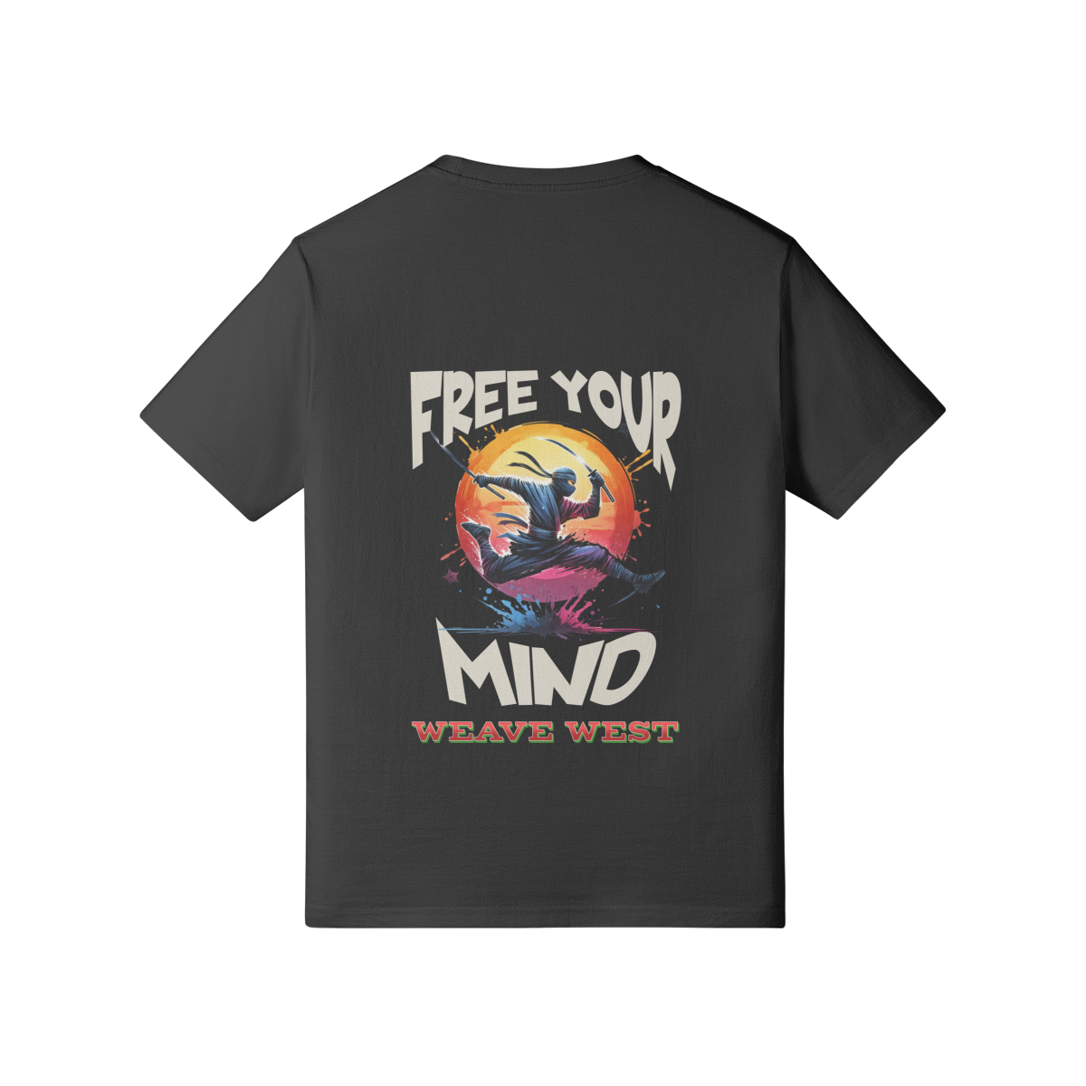 Premium Cotton Slim Fit Tee (Dancing Ninja) - Weave West
