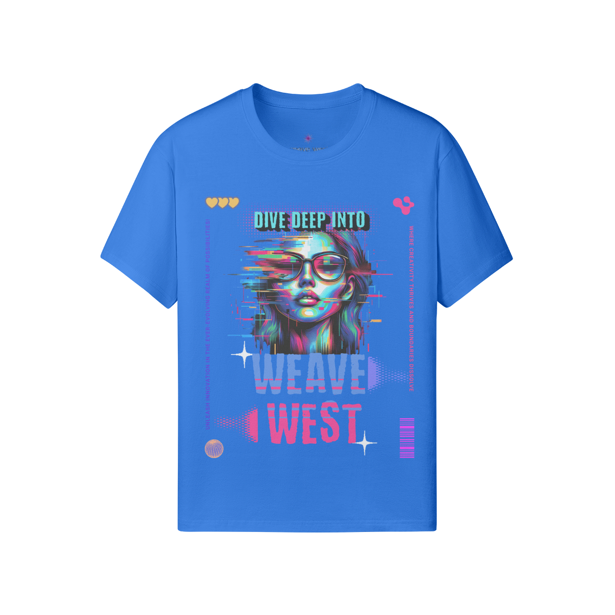Premium Regular Fit Cotton Tee (Dive Deep Into) - Weave West