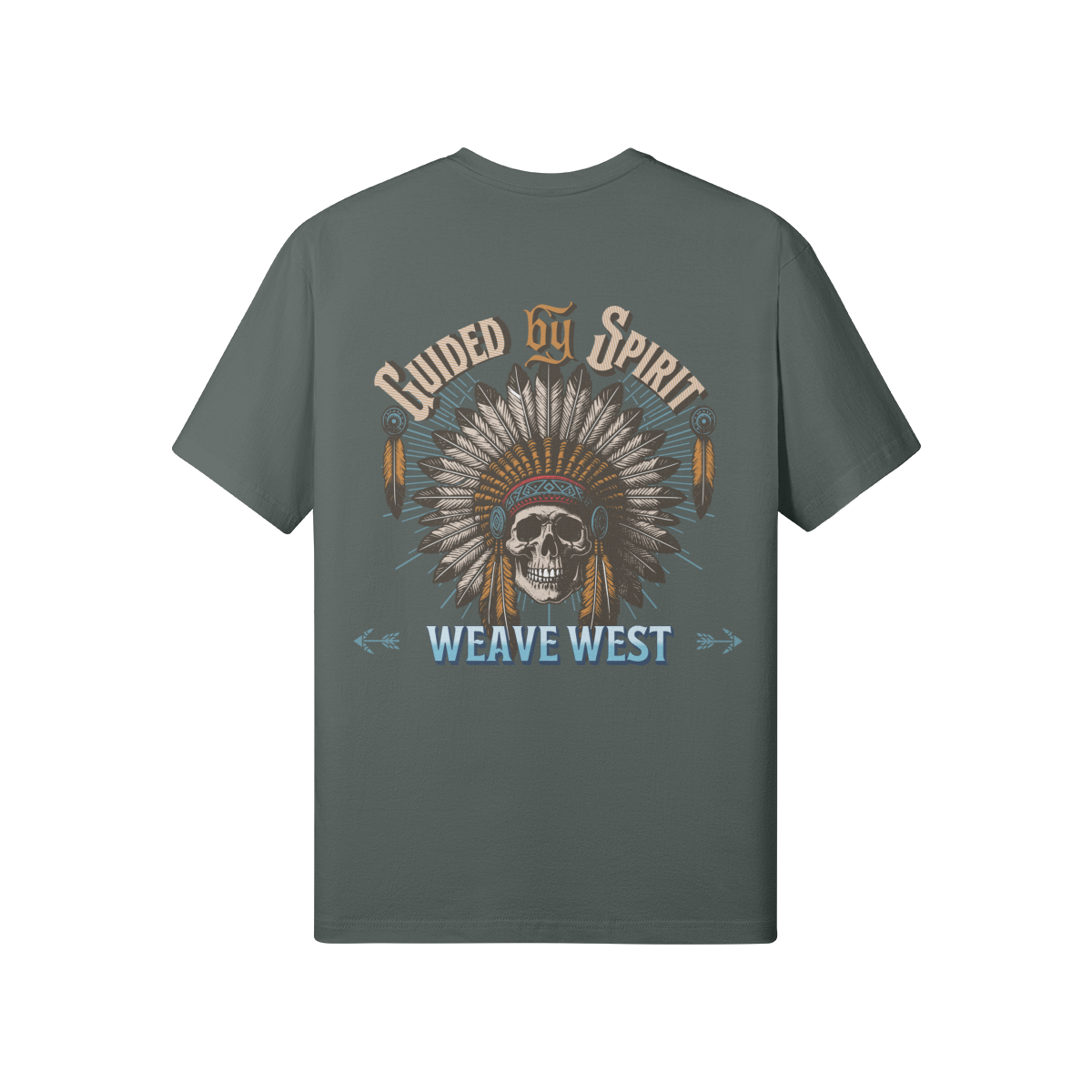Premium Regular Fit Cotton Tee (Guided By Spirit) - Weave West