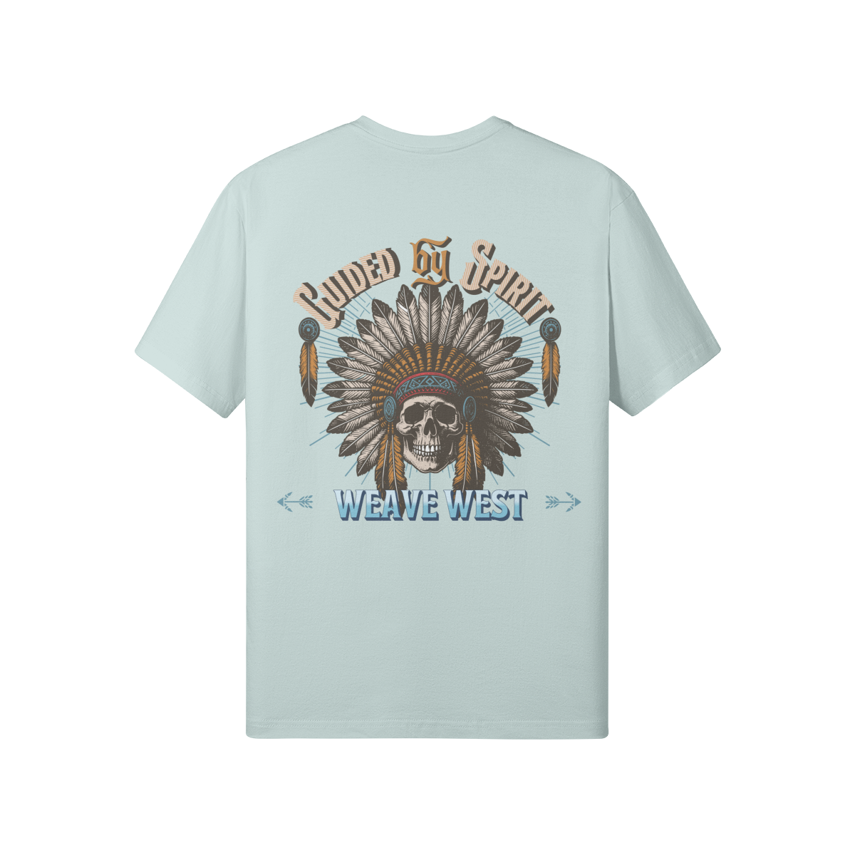 Premium Regular Fit Cotton Tee (Guided By Spirit) - Weave West