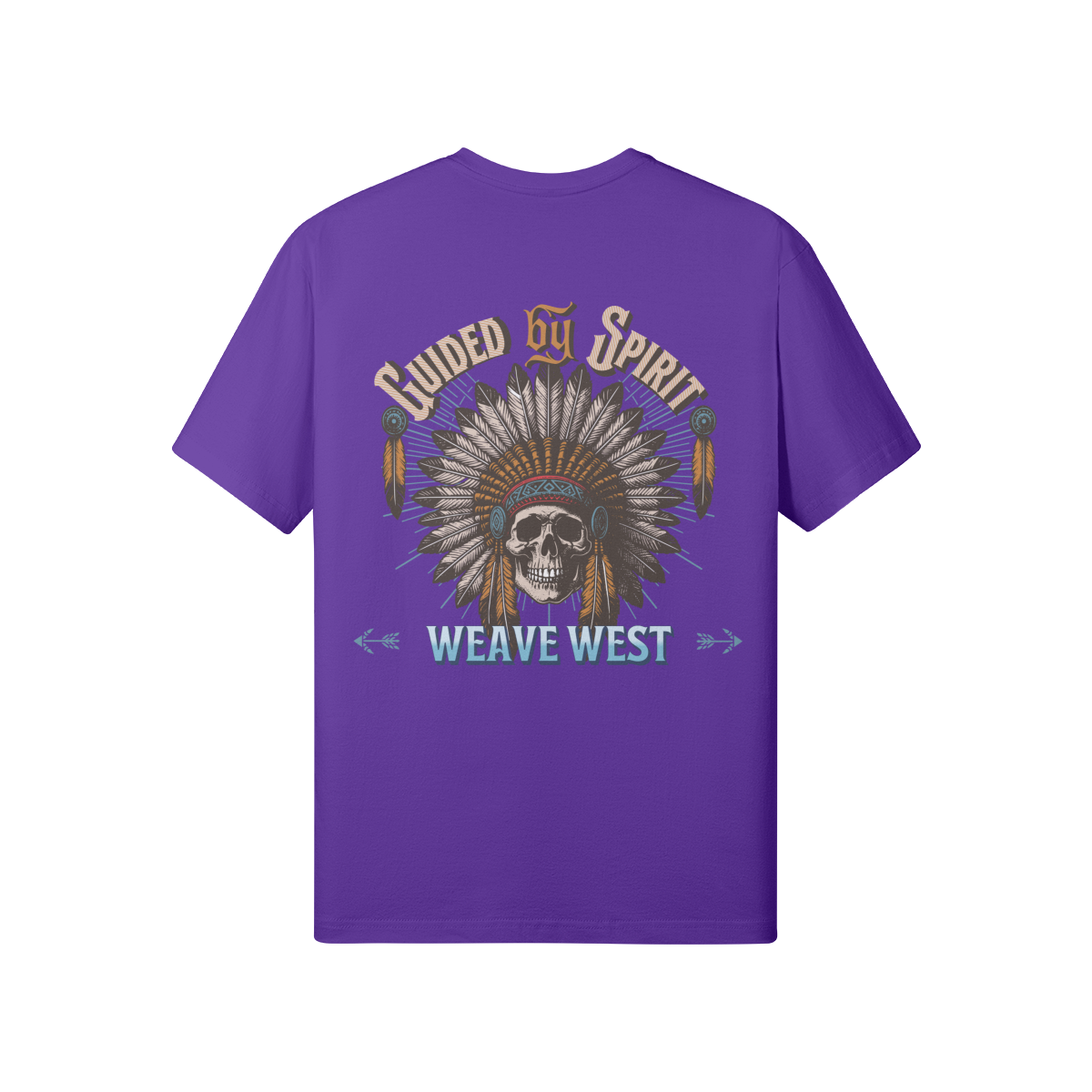 Premium Regular Fit Cotton Tee (Guided By Spirit) - Weave West