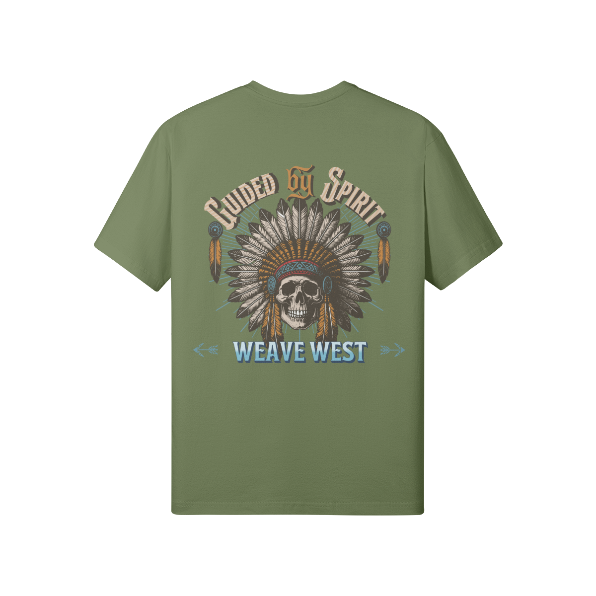 Premium Regular Fit Cotton Tee (Guided By Spirit) - Weave West