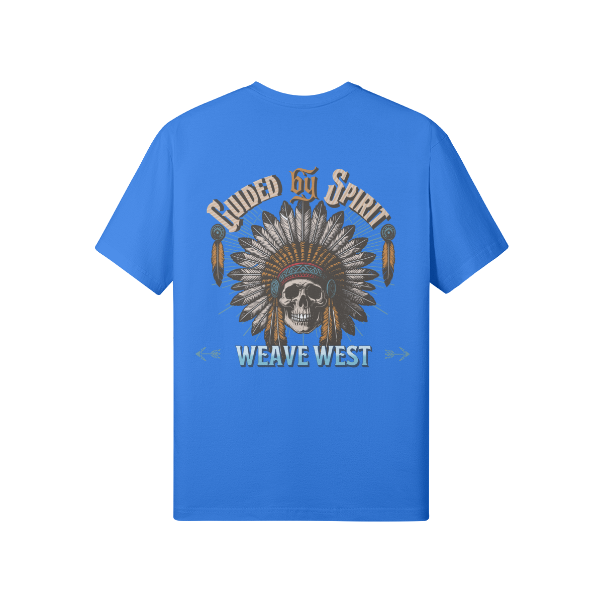 Premium Regular Fit Cotton Tee (Guided By Spirit) - Weave West