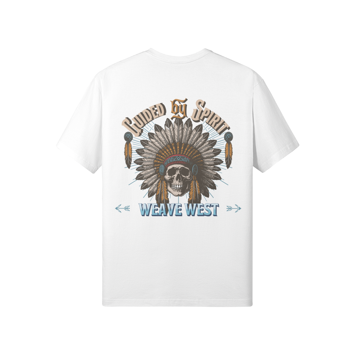 Premium Regular Fit Cotton Tee (Guided By Spirit) - Weave West