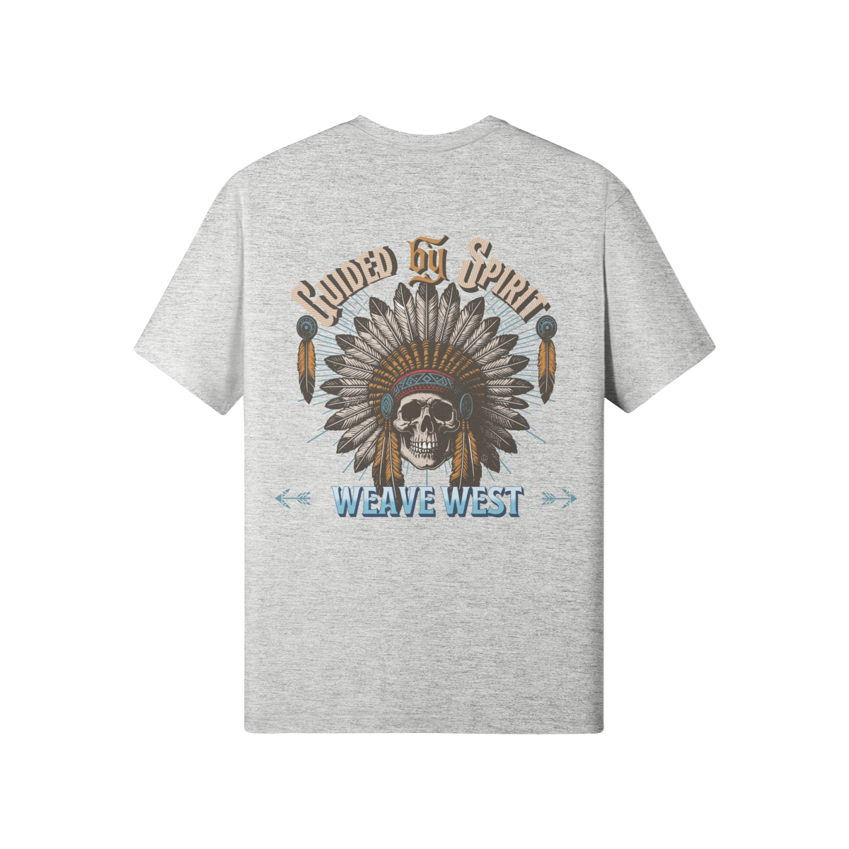 Premium Regular Fit Cotton Tee (Guided By Spirit) - Weave West