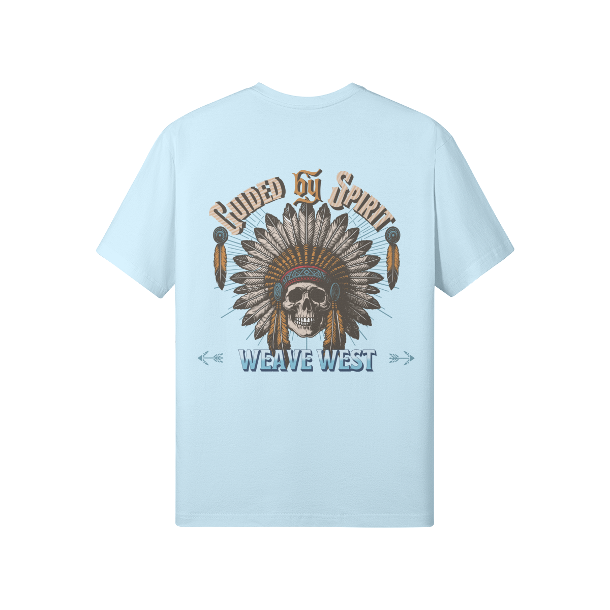 Premium Regular Fit Cotton Tee (Guided By Spirit) - Weave West