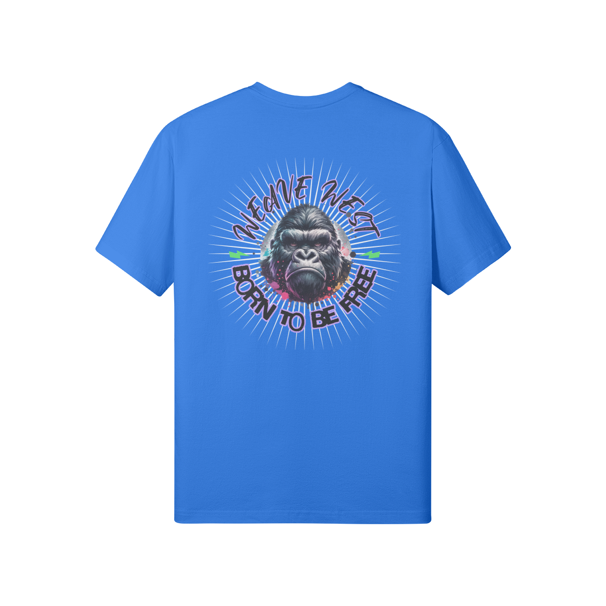 Premium Regular Fit Cotton Tee (Born To Be Free) - Weave West
