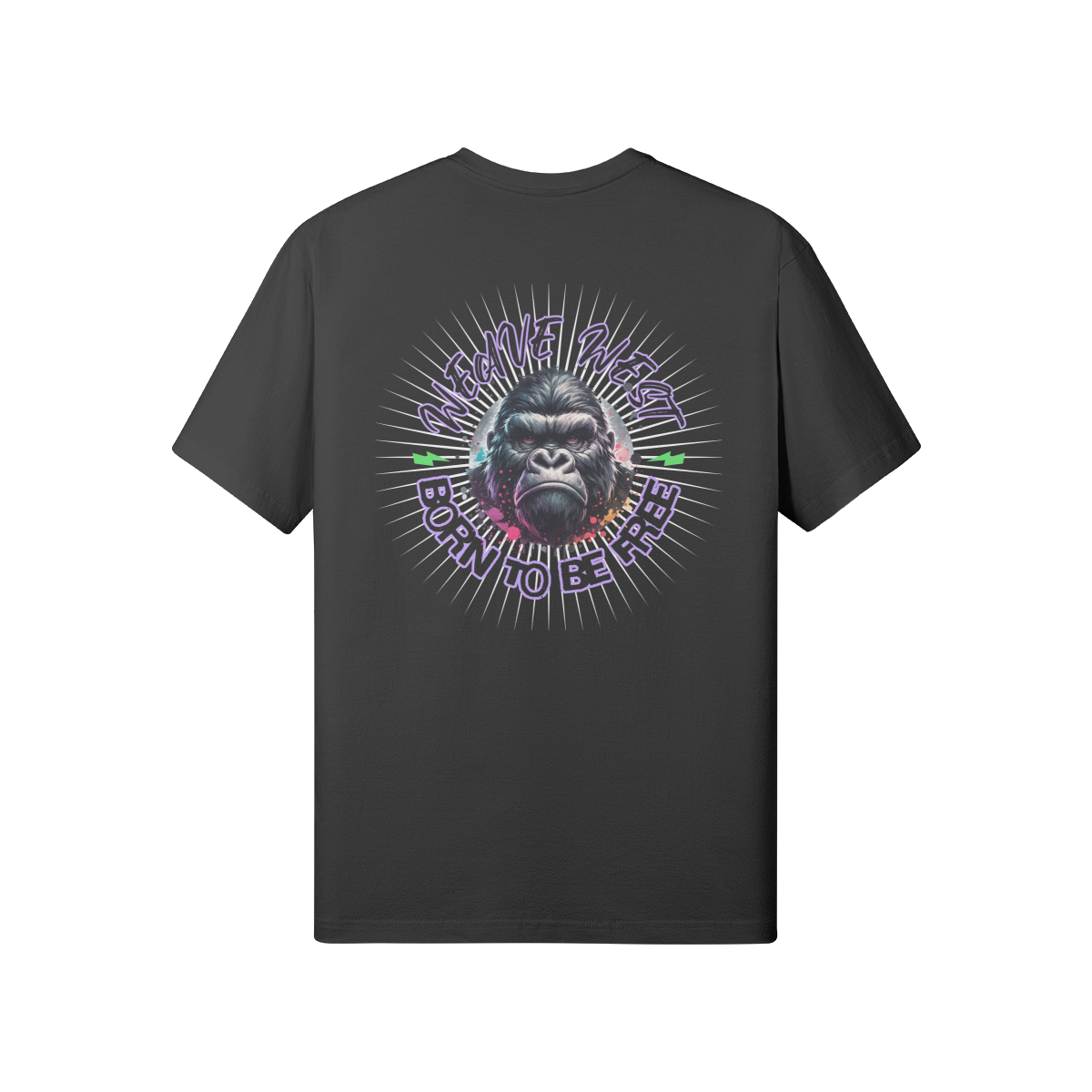 Premium Regular Fit Cotton Tee (Born To Be Free) - Weave West