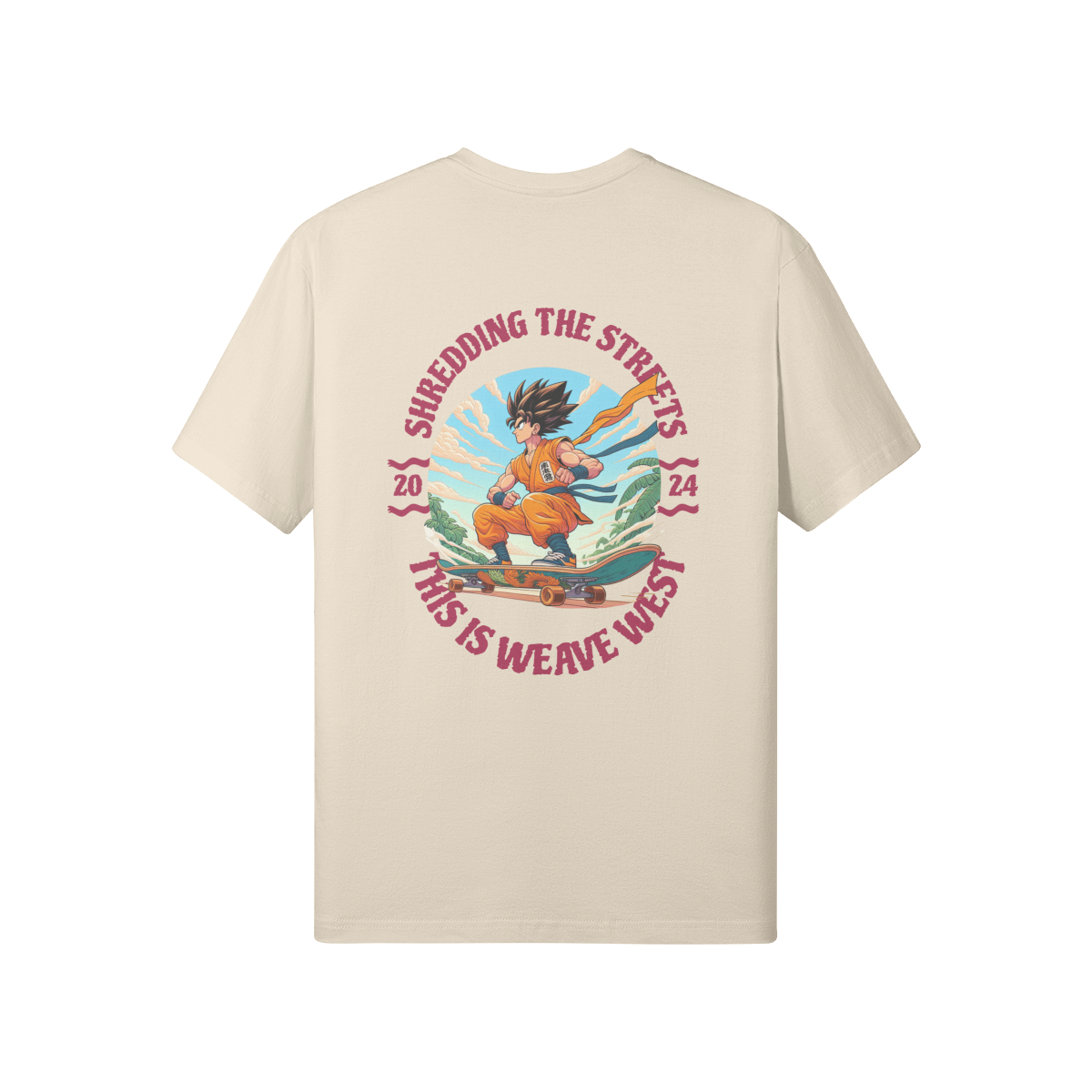 Premium Regular Fit Cotton Tee (Shredding The Streets) - Weave West