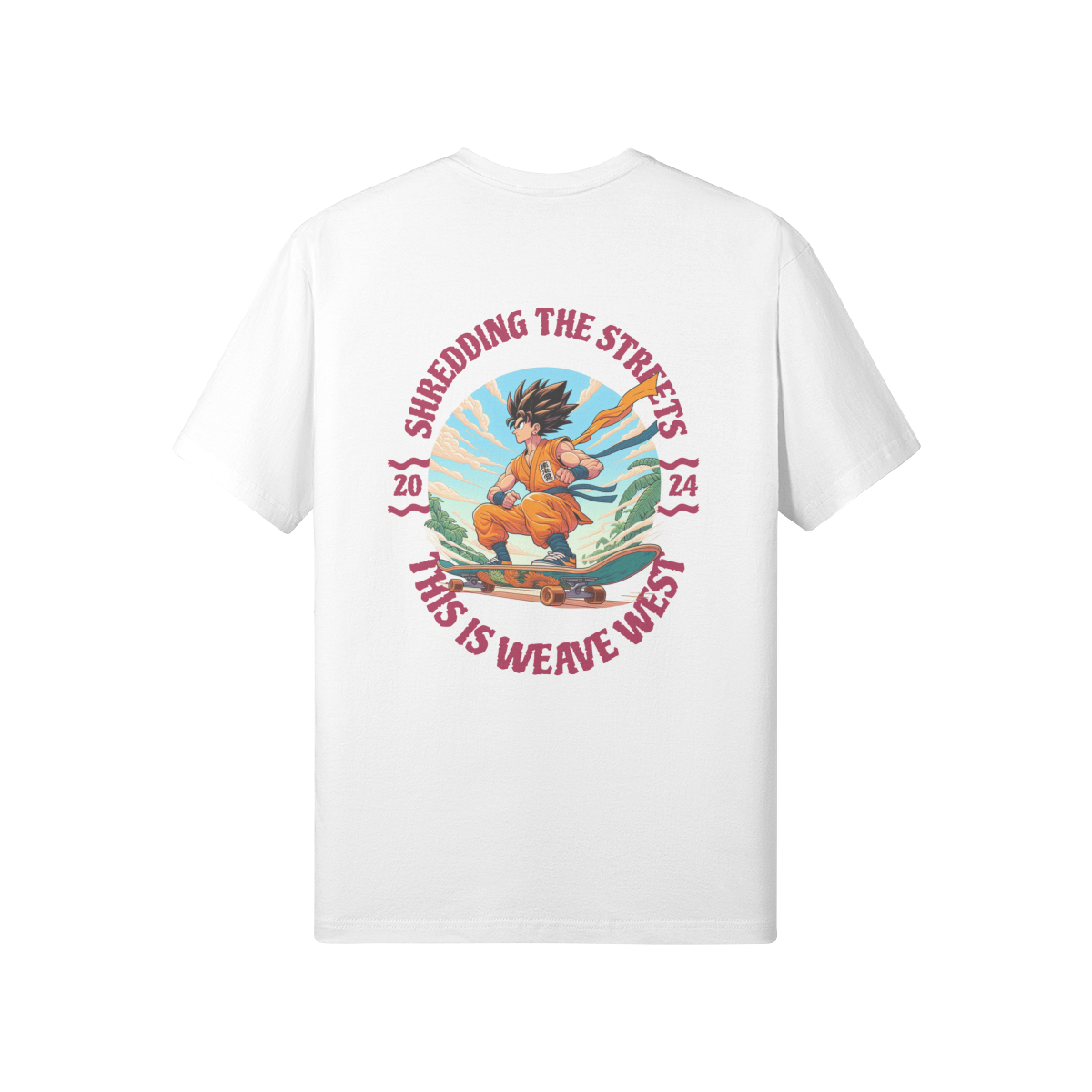 Premium Regular Fit Cotton Tee (Shredding The Streets) - Weave West