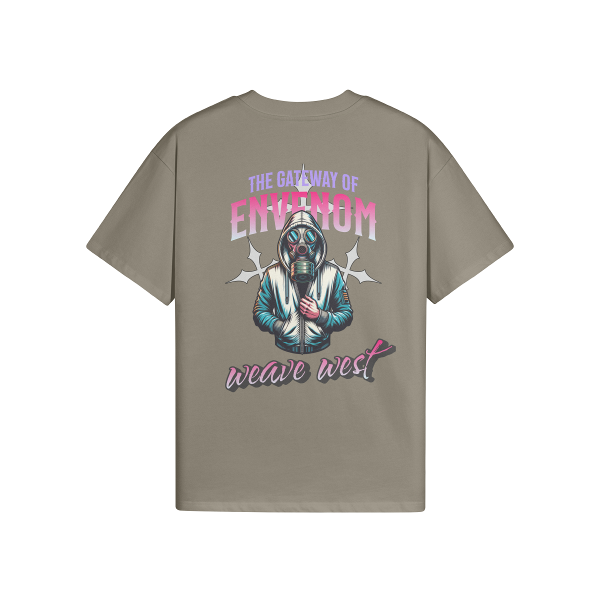 High Quality Cotton Oversized Loose-Fit Tee (Envenom) - Weave West