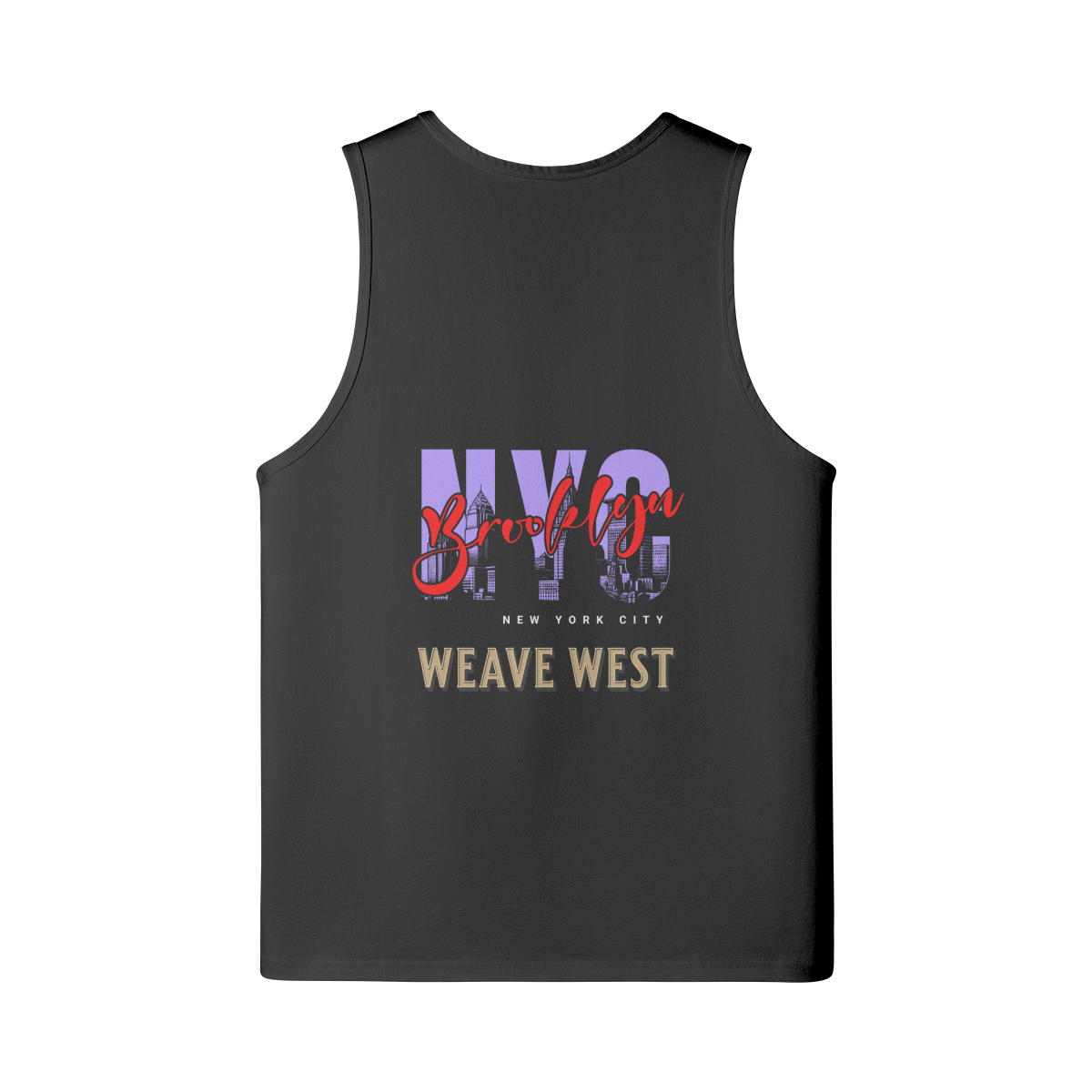High Quality Oversized Cotton Longline Loose Tank (New York) 6 colors - Weave West