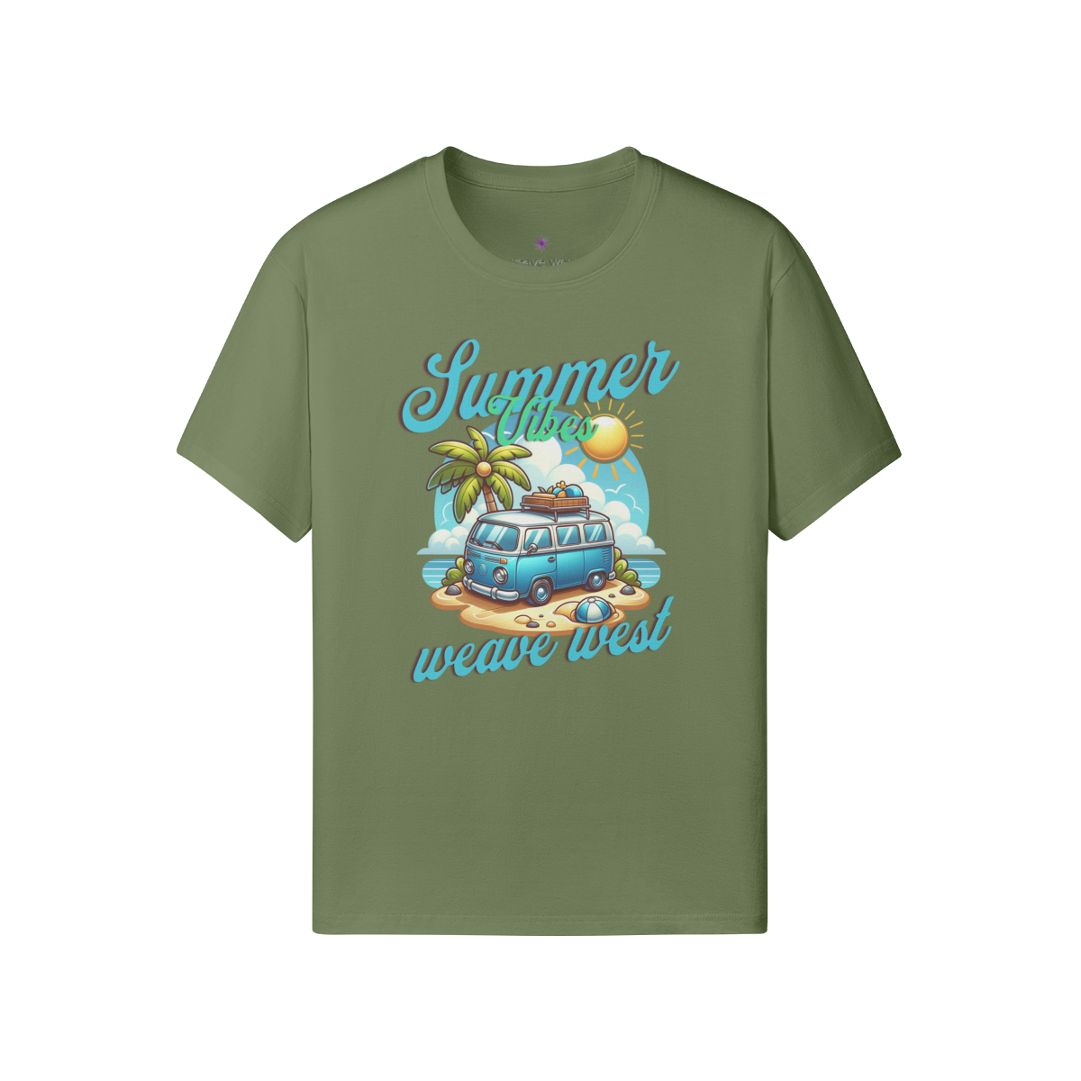 Premium Classic Fit Cotton Tee (Summer Vibe) 12 colors - Weave West