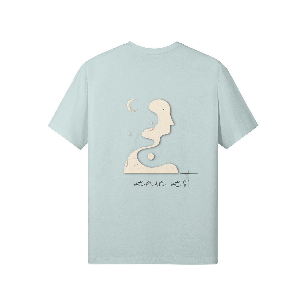 Soft Cotton Tee Her and Moon - Weave West