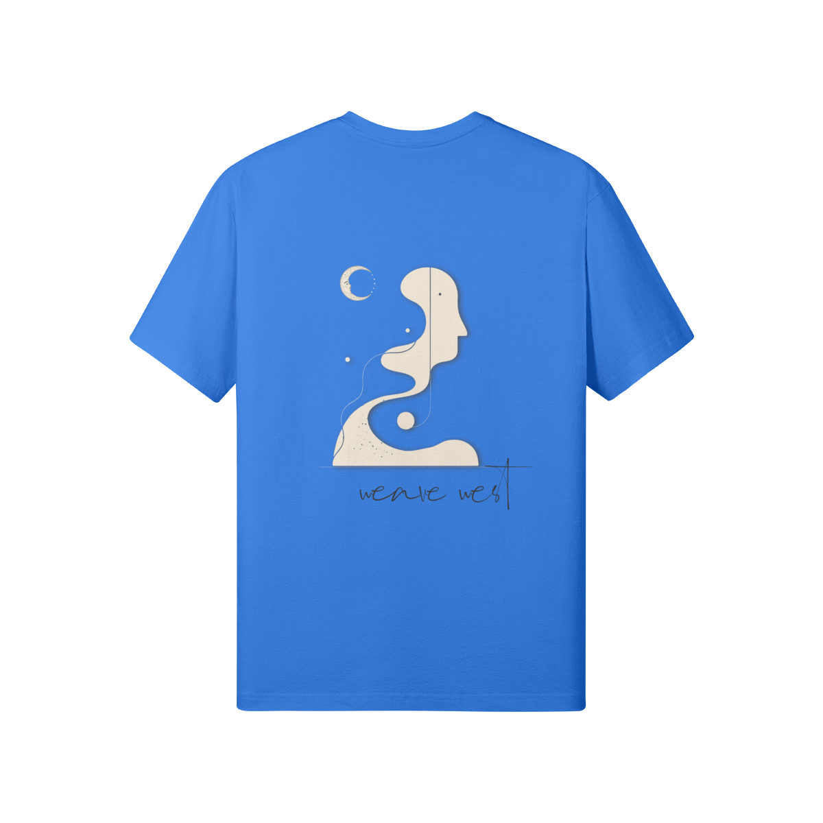 Soft Cotton Tee Her and Moon - Weave West