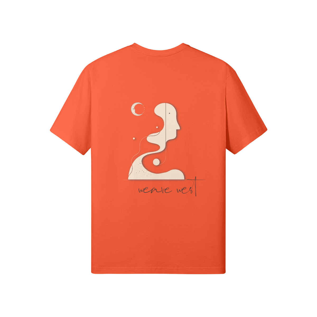 Soft Cotton Tee Her and Moon - Weave West