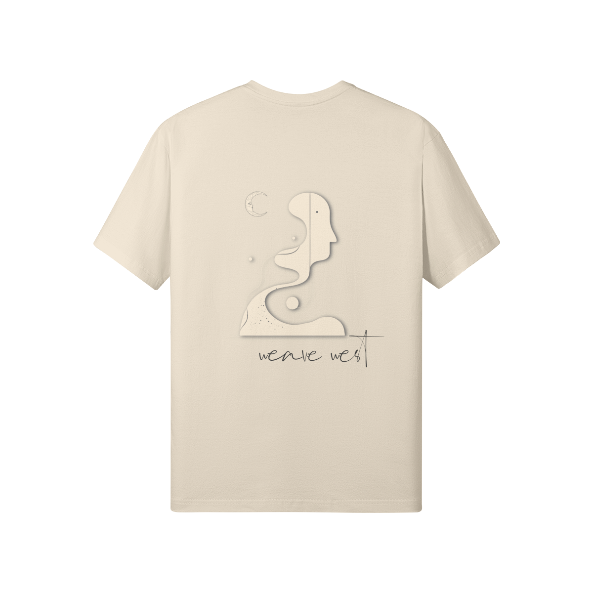 Soft Cotton Tee Her and Moon - Weave West