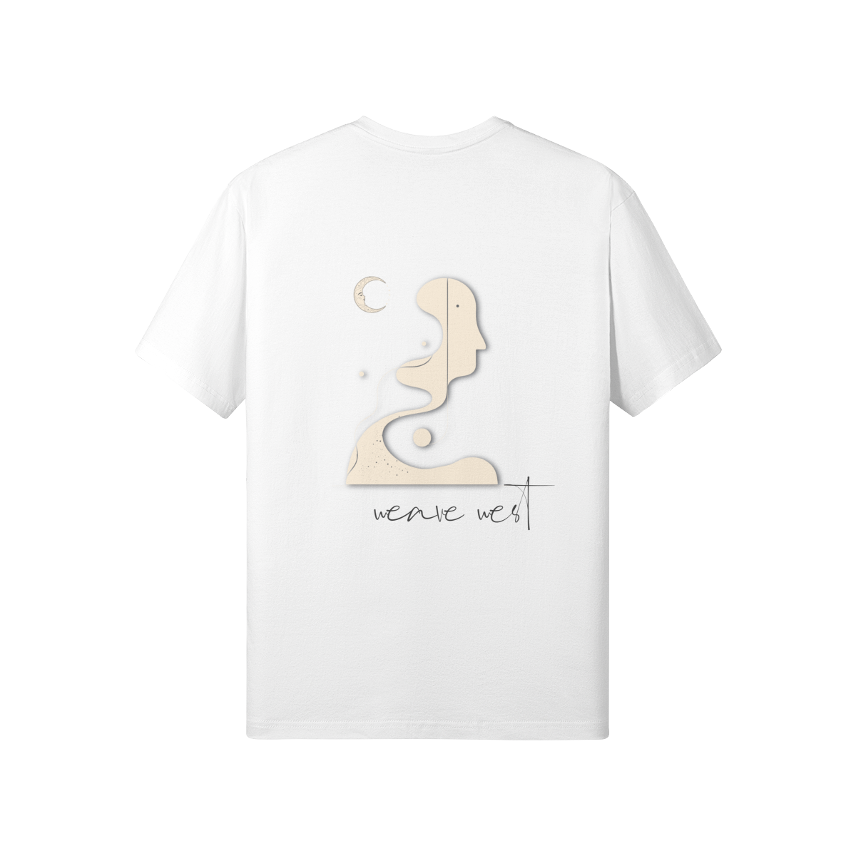 Soft Cotton Tee Her and Moon - Weave West