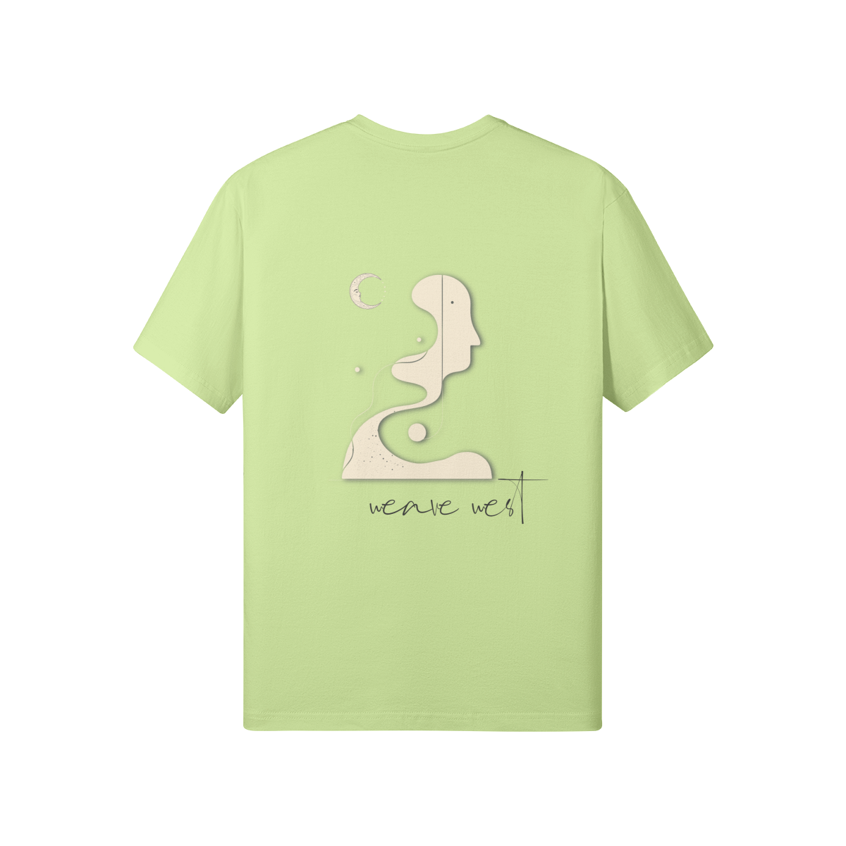 Soft Cotton Tee Her and Moon - Weave West