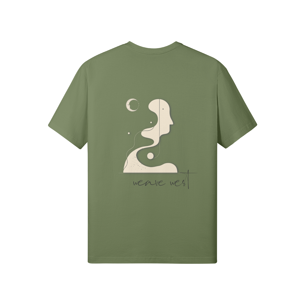 Soft Cotton Tee Her and Moon - Weave West