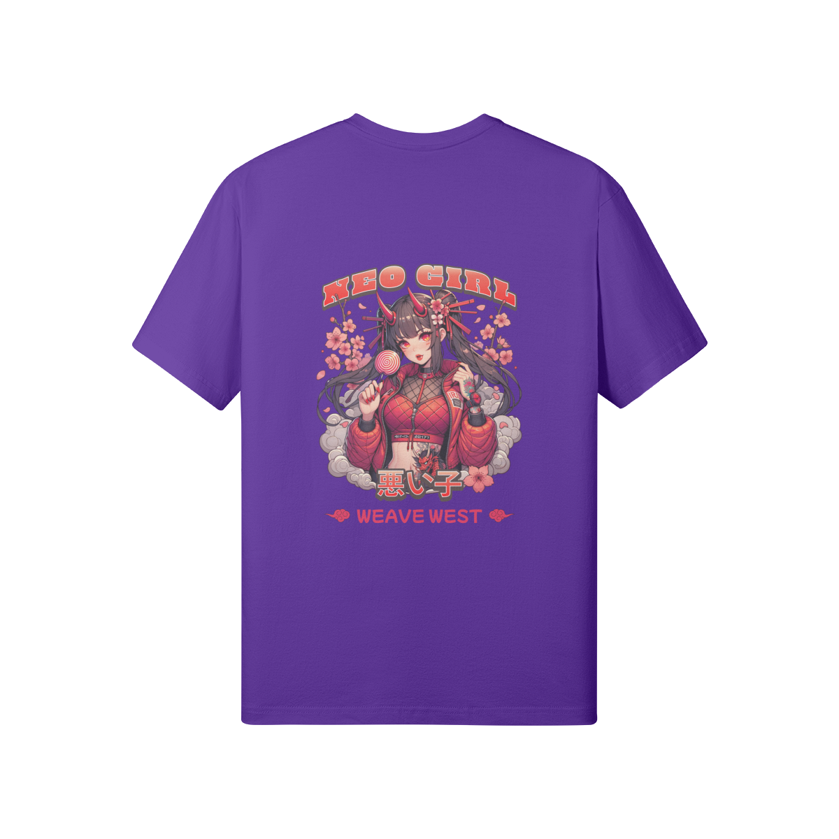 Soft Cotton Tee Neo Girl - Weave West