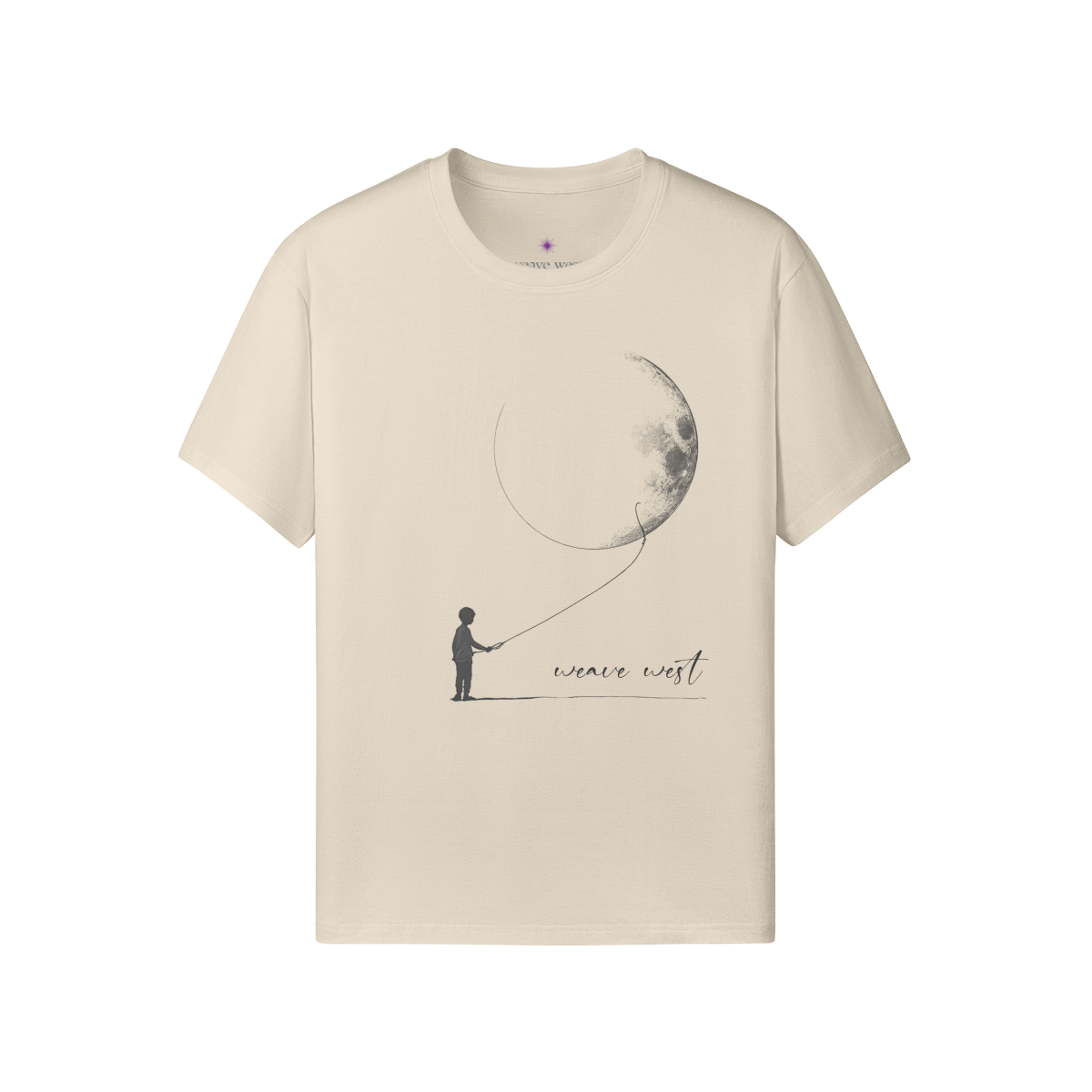 Soft Cotton Tee Me & Moon - Weave West