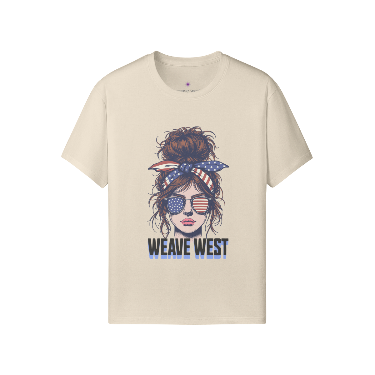 Soft Cotton Tee Downtown Girl - Weave West