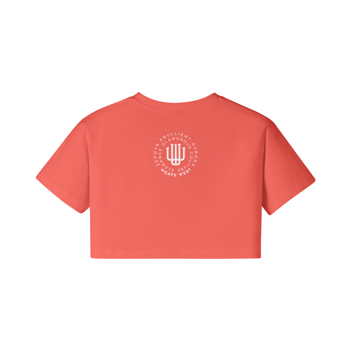 Soft Cotton Loose Crop Top Signature 3 - Weave West