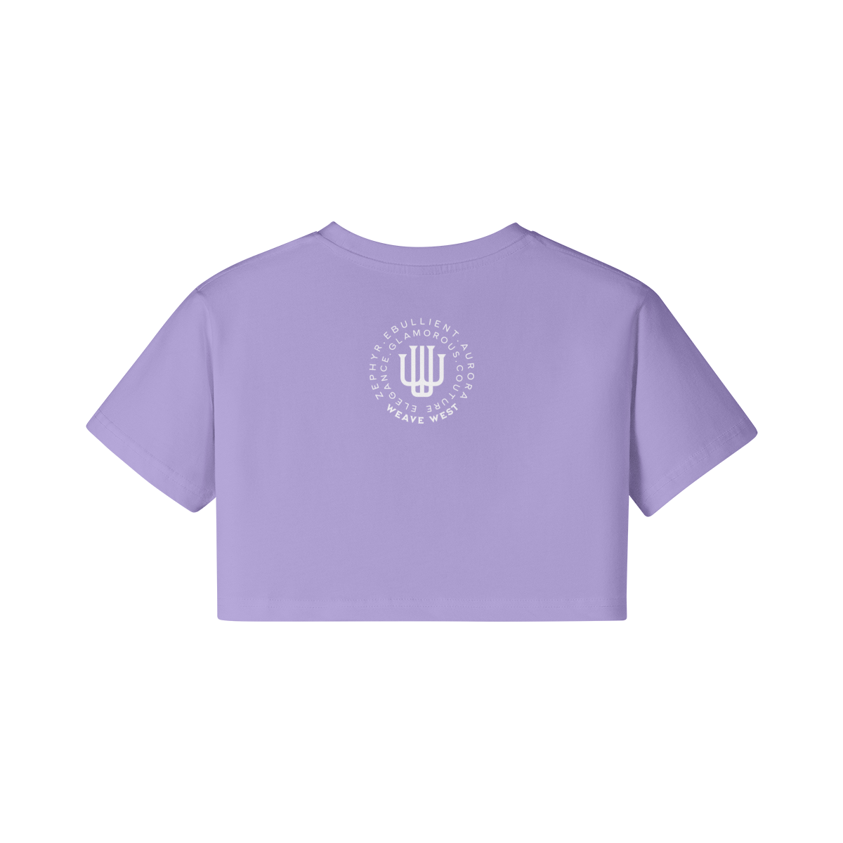 Soft Cotton Loose Crop Top Signature 3 - Weave West
