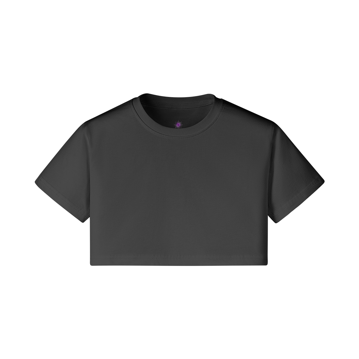 Soft Cotton Loose Crop Top Signature 3 - Weave West