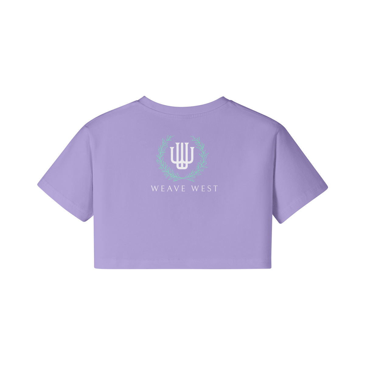 Soft Cotton Loose Crop Top Signature 7 - Weave West