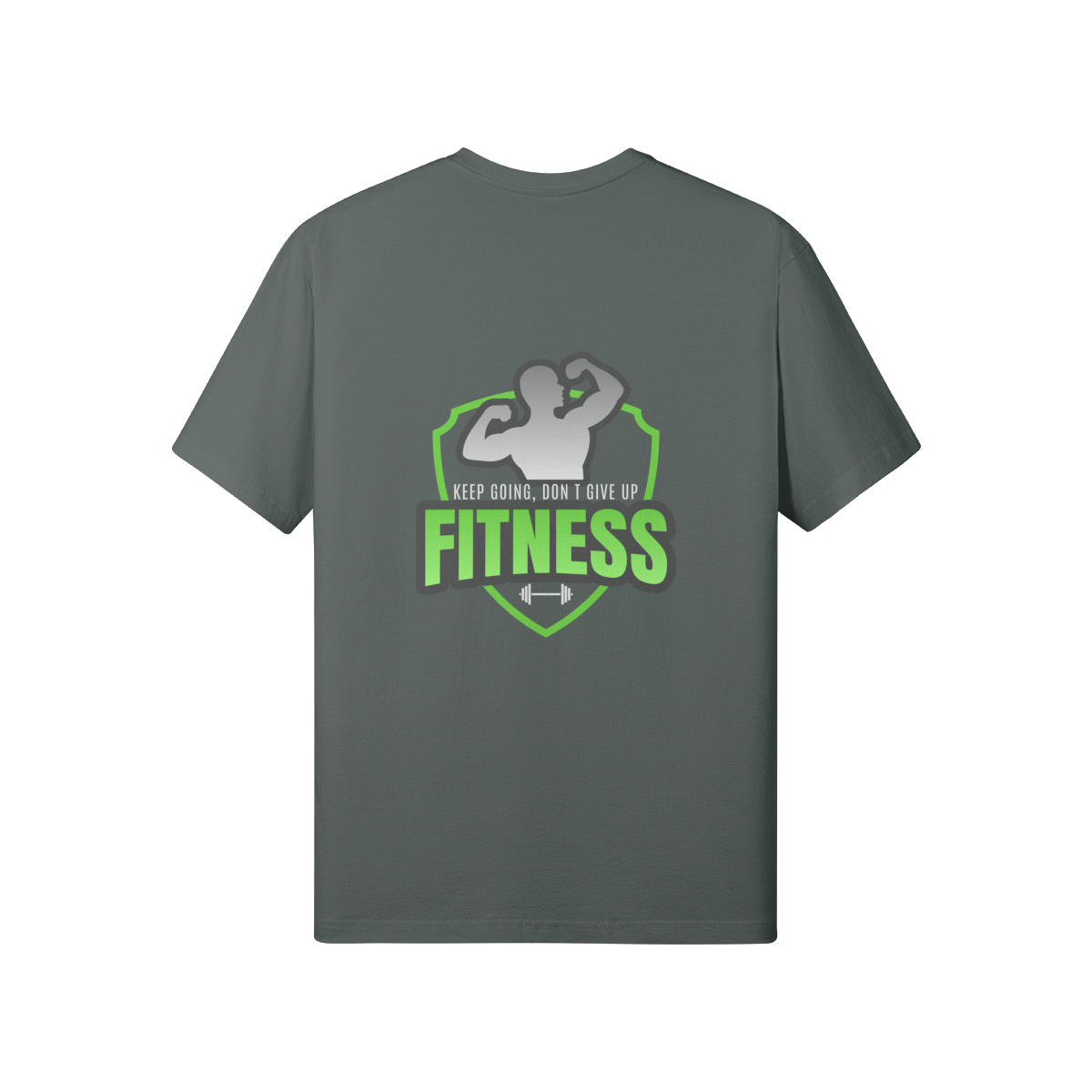 Premium Classic Fit Cotton Tee Keep Going Dont Give Up - Weave West