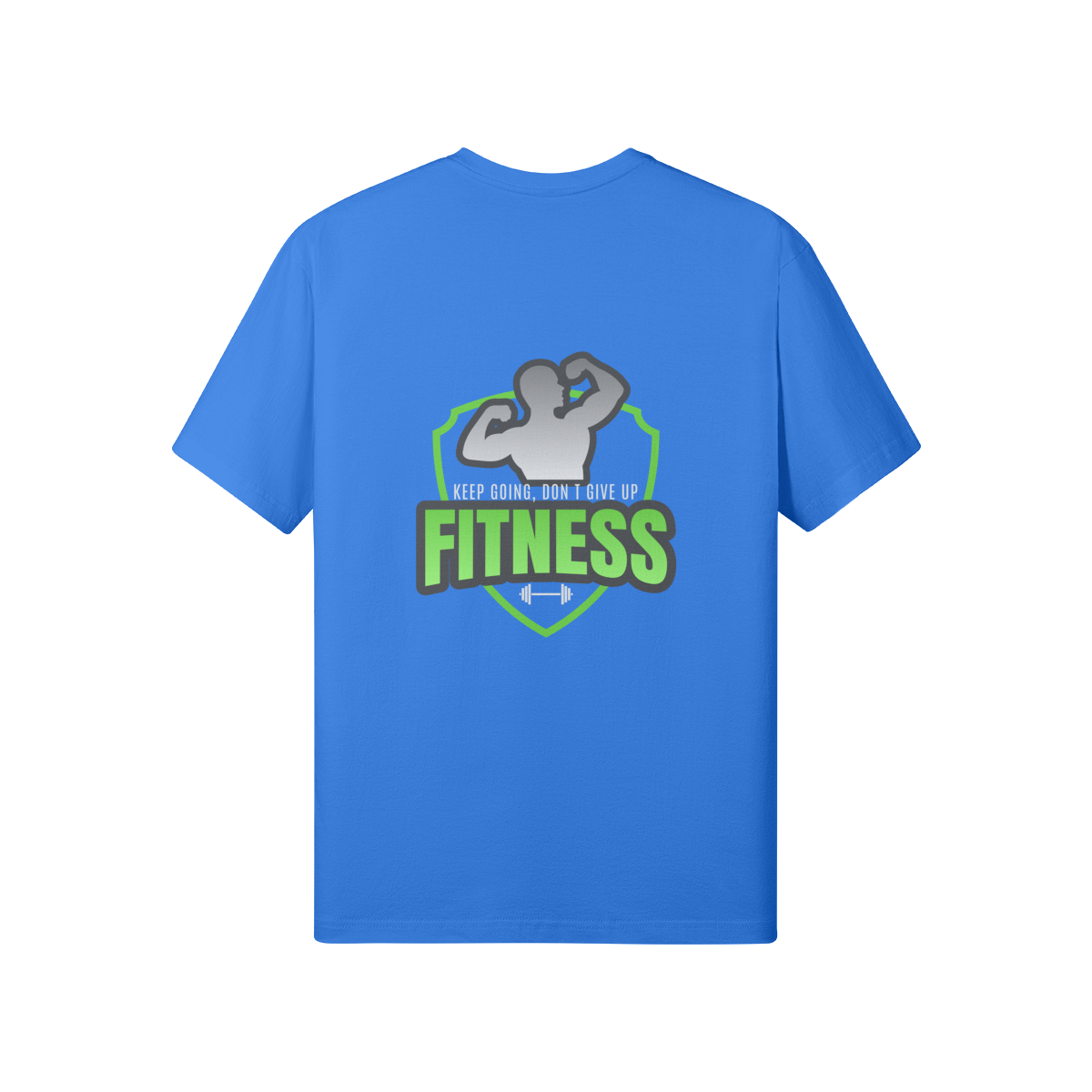 Premium Classic Fit Cotton Tee Keep Going Dont Give Up - Weave West