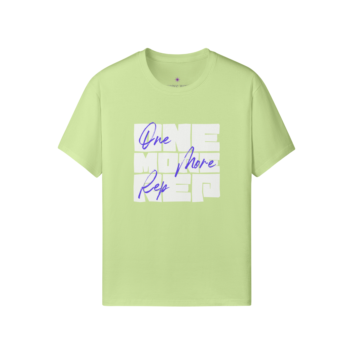Premium Classic Fit Cotton Tee One More Rep - Weave West