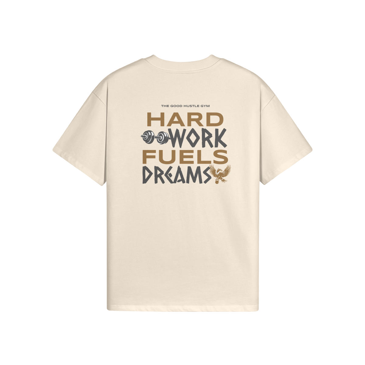 High Quality Cotton Oversized Loose-Fit Tee Hard Work - Weave West