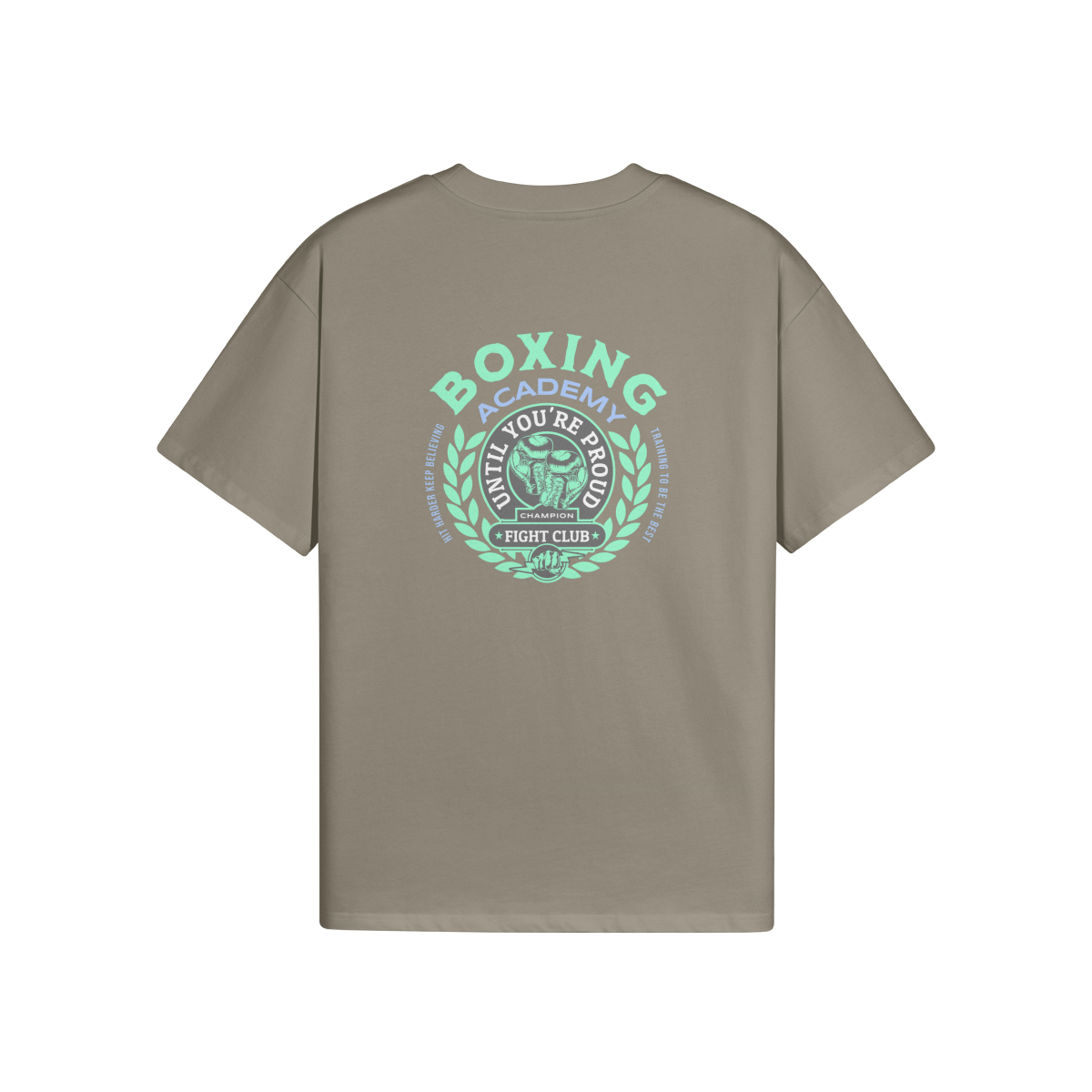 High Quality Cotton Oversized Loose-Fit Tee Boxing Academy - Weave West